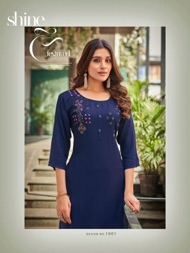 Cotton Candy By Colour Pix Designer Kurtis Catalog